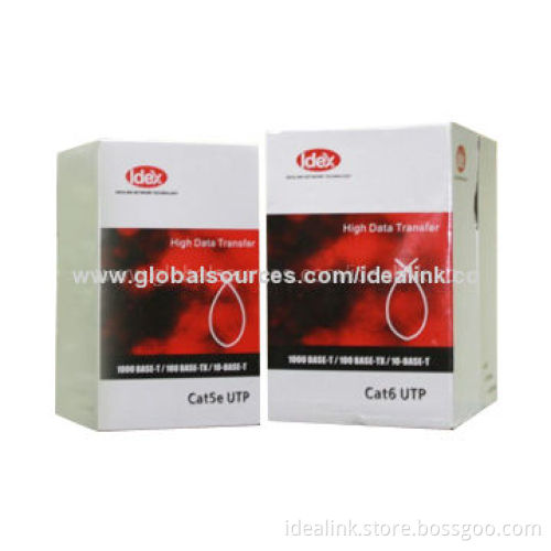 Cat5e LAN Cable with FTP PVC/LSZH Fluke Pass, PE Insulation